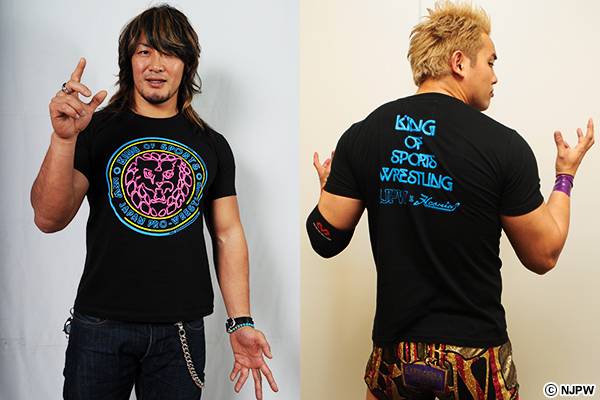 闘魂shop通販サイトにて Haoming Njpw Lion Mark Neon Tshirts を発売開始 新日本プロレスリング