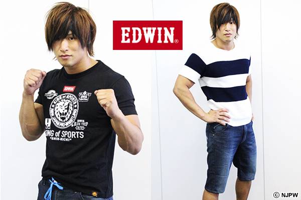 EDWIN×新日本プロレス デニムショートパンツ