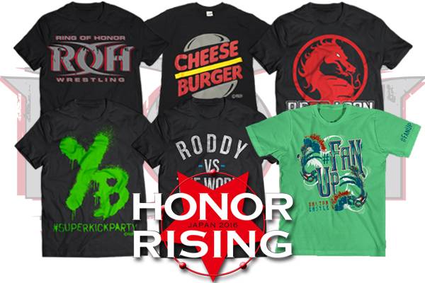 ROH直輸入Tシャツ、キャップ、DVD!!『HONOR RISING:JAPAN 2016』2大会