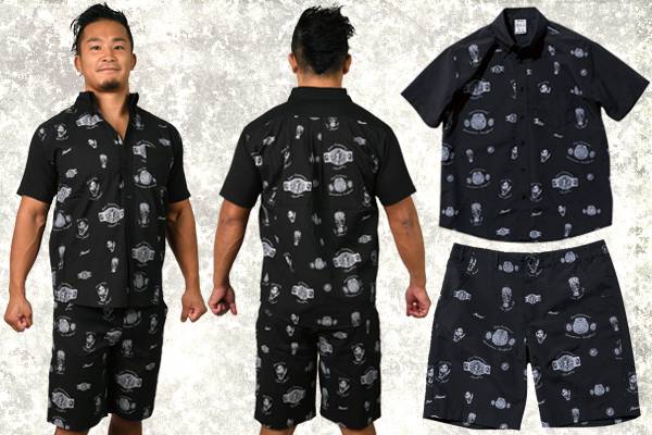 ハオミンWEBショップにて『新日本プロレスTITTLE WINNER SHIRT／SHORTS