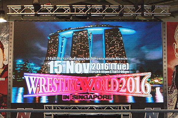 ただいま前売チケットを 割引 販売中 11月15日 火 初の単独シンガポール大会 Wrestling World 16 In Singapore を開催 新日本プロレスリング