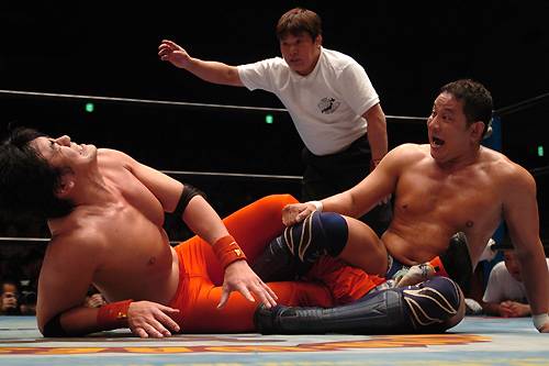 永田 Kensoをビチッと下し チャンカン 好発進 新日本 レンタル移籍 の全日本 Bushiが同期と壮行試合 新日本プロレスリング