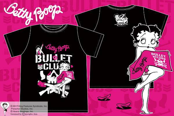 2月26日 日 後楽園大会に先駆けて通販先行発売 Bullet Club Betty Boop Tm コラボtシャツ 新作が完成 新日本プロレスリング