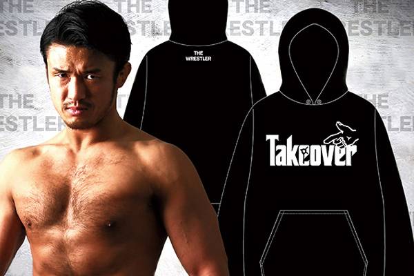 闘魂SHOP通販サイト限定!! 柴田勝頼選手から「TAKEOVER プルオーバー