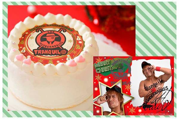 12 18までの予約でクリスマスにお届け 17年クリスマス限定デザイン 新日本プロレス プリントケーキを予約受付中 新日本プロレスリング