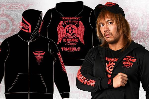 新日本プロレス 鉄拳 内藤哲也  デビル仁 フード付ドライジャージ 新品 未開封