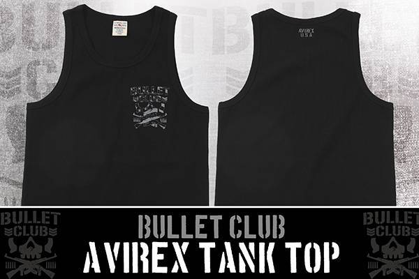 闘魂SHOP通販サイト限定！BULLET CLUB AVIREXコラボ『VネックTシャツ