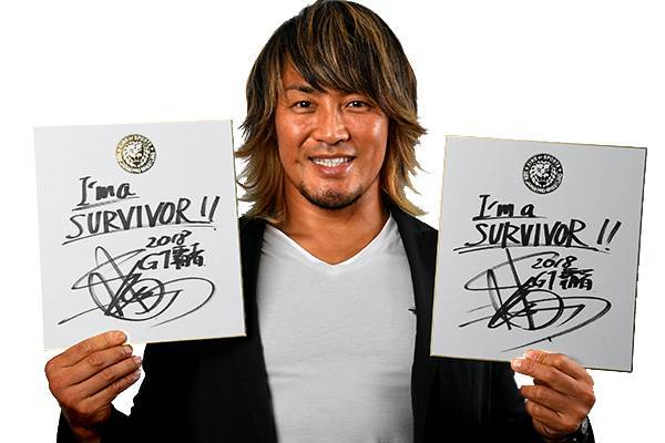 棚橋弘至サイン入りTシャツと色紙新日本プロレス - その他