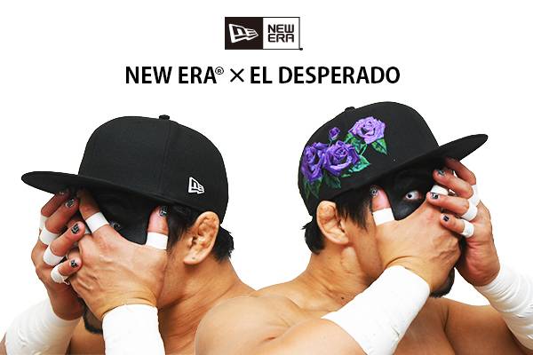 NEW ERA® × NJPW】ニューエラとSHO選手、エル・デスペラード選手の 