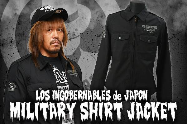 新日本プロレスのL・I・J  ライトアウター「ミリタリーシャツジャケット」