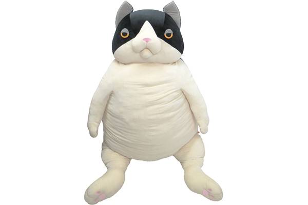 猫ぬいぐるみ ハチワレ 日本製オリジナル - おもちゃ