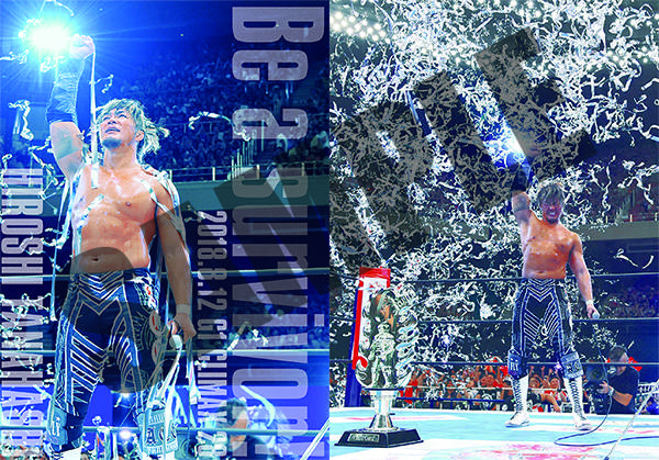 NJPWスマホプレミアムで配信中！】2018年の棚橋弘至『G1』優勝記念写真