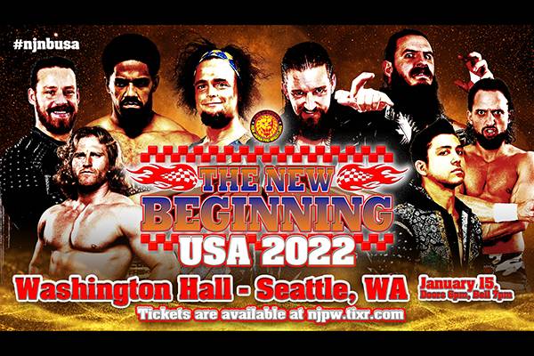 22年のアメリカ初大会は 現地時間 1月15日 土 New Beginning Usa 22 ワシントン州シアトル大会に決定 新日本プロレスリング