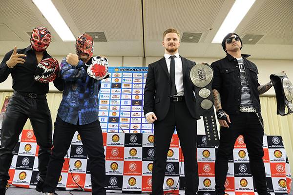 IWGPジュニアタッグ決戦前夜！ TJP＆アキラとBUSHI＆ティタンが激しい