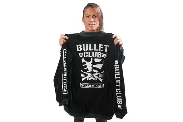 了解いたしました新日本プロレス BULLET CLUB×キン肉マンソルジャー コラボスカジャンL