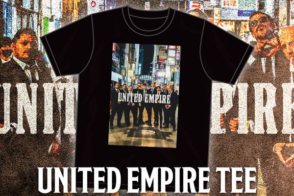 4.20奈良大会から発売！UNITED EMPIRE、Catch 2/2の新作Tシャツが完成