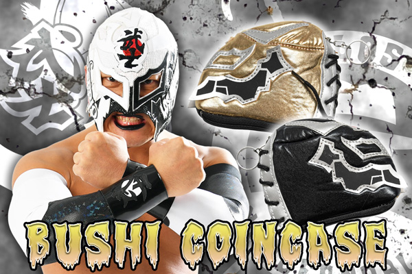 新日本プロレス　BUSHI選手使用試合用マスク