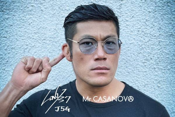 SANADA選手のコラボサングラスが「Mr.CASANOVA公式オンラインショップ