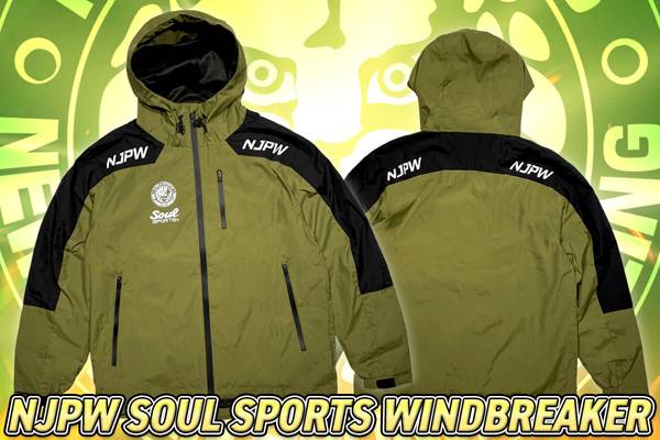 闘魂SHOP通販サイト限定！「SOUL SPORTS ナイロンウィンドブレーカー