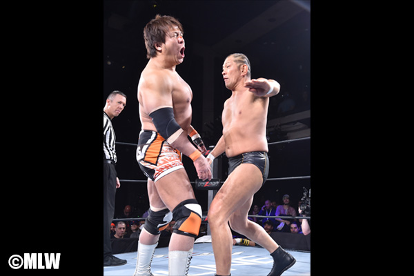 現地時間：2.29 MLWニューヨーク大会で、MLW世界ヘビー級王者・小島聡